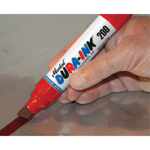 Dura-Ink&reg; 200 Marker, Chisel, Blue Meunier Outillage Industriel