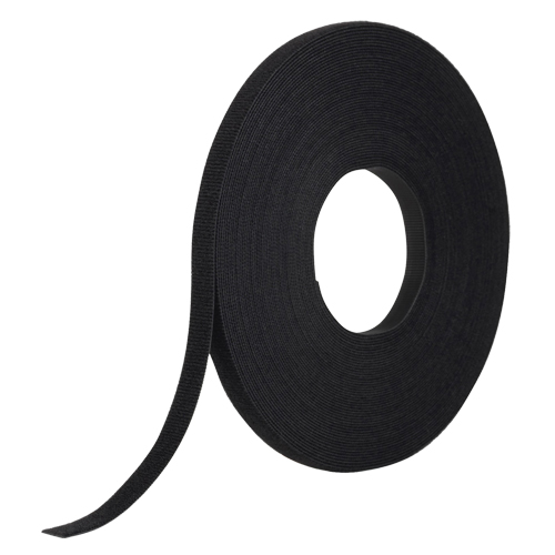 One-Wrap&reg; Fastener Tape, Hook & Loop, 25 yds x 1/2", Self-Grip, Black Meunier Outillage Industriel
