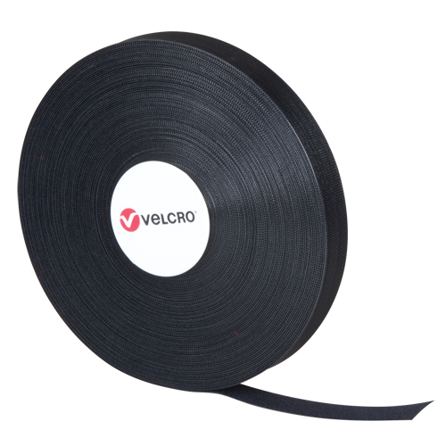QWIK Fastener Ties, Hook & Loop, 25 yds x 3/4", Self-Grip, Black Meunier Outillage Industriel