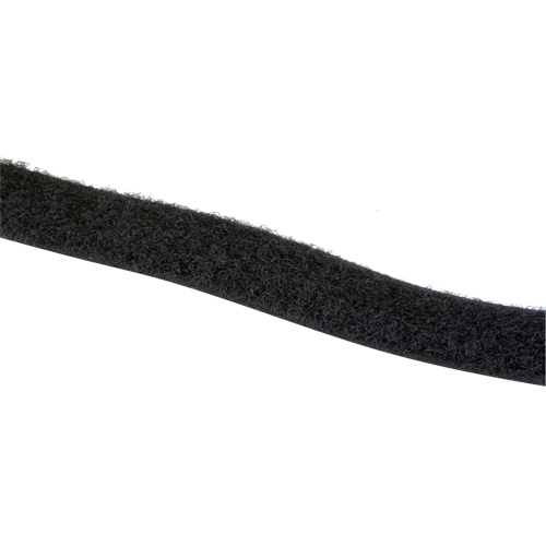 Ruban d'attaches, Boucle, 25 vg x 1", Cousu, Noir Meunier Outillage Industriel