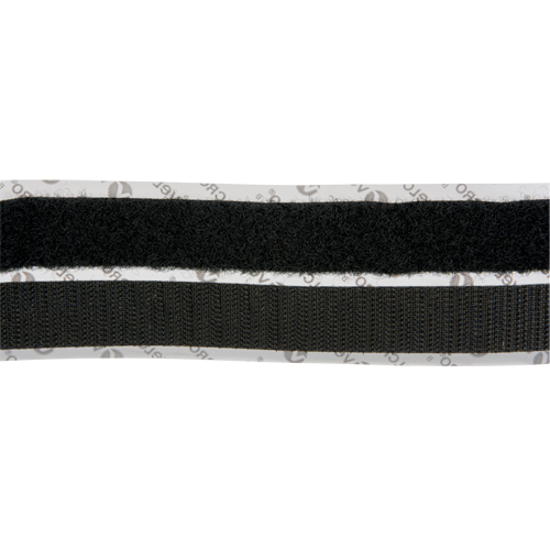 Fastener, Hook & Loop, 15' x 3/4", Adhesive, Black Meunier Outillage Industriel
