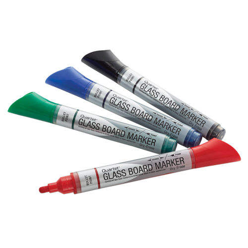 Premium Glass Dry-Erase Markers, Assorted, Bullet Tip Meunier Outillage Industriel