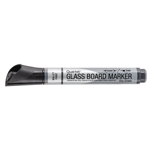 Marqueur effaçable &agrave; sec pour verre de premi&egrave;re qualit&eacute;, Noir, Pointe Ronde Meunier Outillage Industriel
