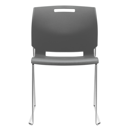 Chaise, Plastique, Hauteur 32-1/2", Capacit&eacute; 300 lb, Gris Meunier Outillage Industriel
