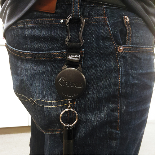 Porte-cl&eacute;s Securit, Polycarbonate, C&acirc;ble 48", Fixation Mousqueton Meunier Outillage Industriel