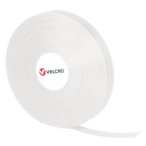 QWIK Fastener Ties, Hook & Loop, 25 yds x 3/4", Self-Grip, White Meunier Outillage Industriel
