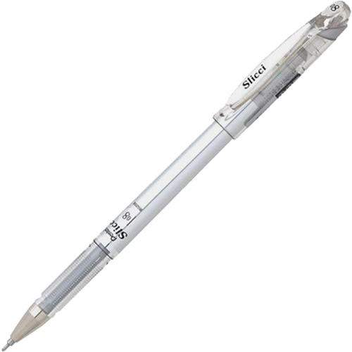 Slicci Metallic Gel Pen, Silver, 0.8 mm Meunier Outillage Industriel