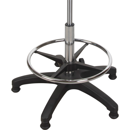 Tabouret ergonomique robuste avec accoudoirs r&eacute;glables, Stationnaire, Ajustable Hauteur, Capacit&eacute; 250 lb Meunier Outillage Industriel
