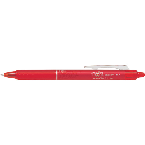 Frixion Point Clicker Pen, Red, 0.7 mm, Retractable Meunier Outillage Industriel