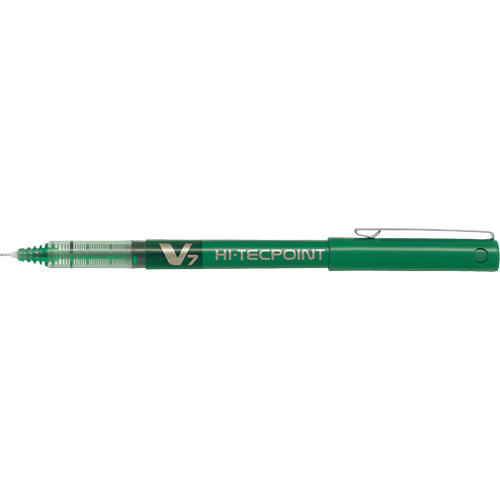 Hi-Tecpoint Pen, Green, 0.7 mm Meunier Outillage Industriel