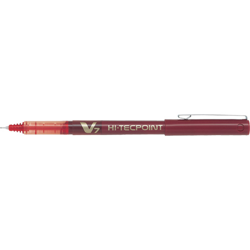 Hi-Tecpoint Pen, Red, 0.7 mm Meunier Outillage Industriel