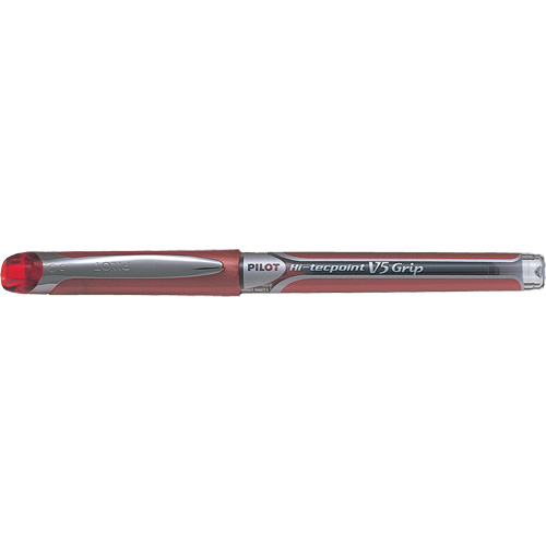 Hi-Tecpoint Grip Pen, Red, 0.5 mm Meunier Outillage Industriel