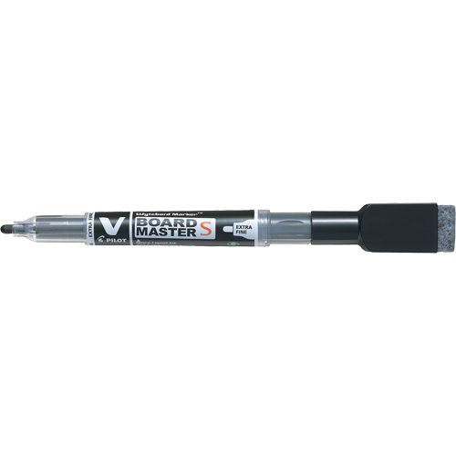 Marqueur effaçable &agrave; sec Vboard Master S avec efface, Bleu, Pointe Fin Meunier Outillage Industriel