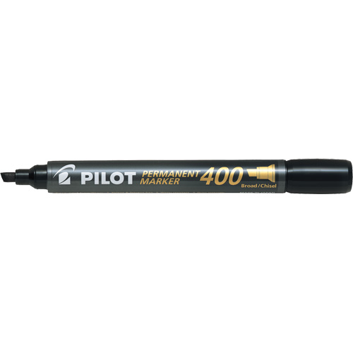 400 Permanent Marker, Black, Chisel Tip Meunier Outillage Industriel