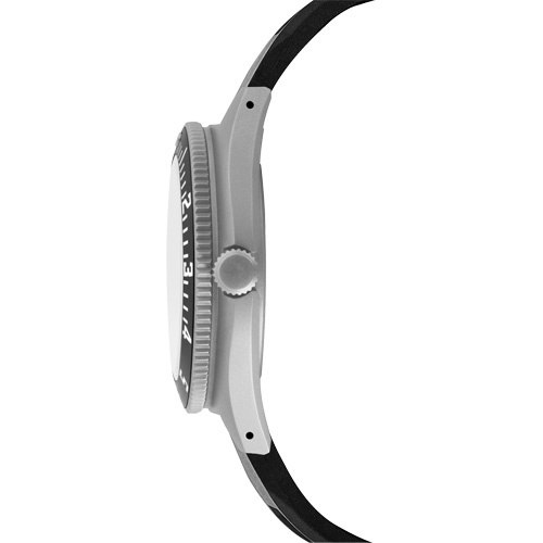 Montre Steel Navigator sur ensemble bracelet en caoutchouc noir de trois morceaux, Num&eacute;rique, &agrave; piles, 41 mm, Noir Meunier Outillage Industriel