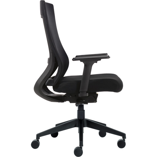 High-Back Weight-Sensing Synchro-Tilter, Mesh, Black Meunier Outillage Industriel