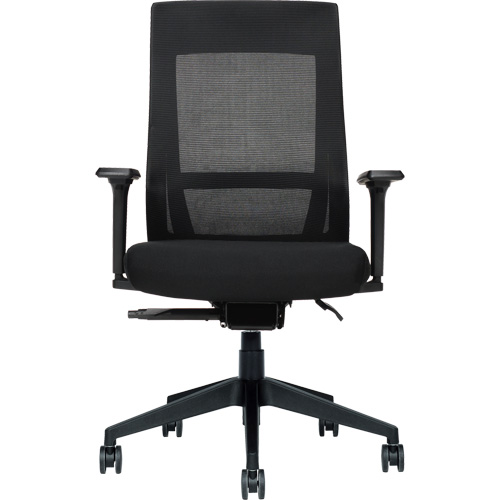 High-Back Weight-Sensing Synchro-Tilter, Mesh, Black Meunier Outillage Industriel