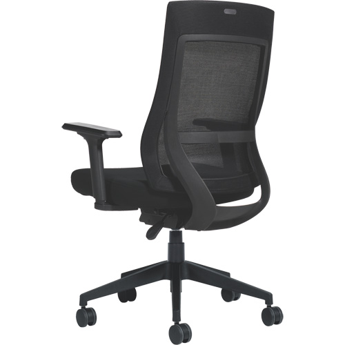 High-Back Weight-Sensing Synchro-Tilter, Mesh, Black Meunier Outillage Industriel