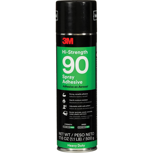 90 High Strength Adhesive, Clear, Aerosol Can Meunier Outillage Industriel