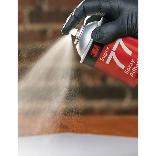 Super 77 Spray Adhesive, Clear, Aerosol Can Meunier Outillage Industriel