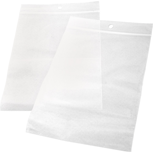 Zipper Storage Bags, Reclosable, 20" x 20", 2 mils Meunier Outillage Industriel