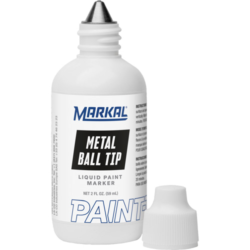 Paint-Riter avec pointe en bille m&eacute;tallique, Liquide, Noir Meunier Outillage Industriel