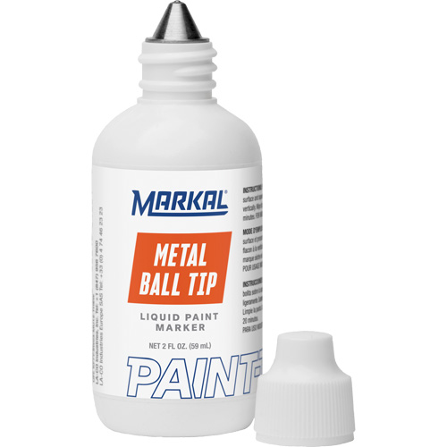 Paint-Riter avec pointe en bille m&eacute;tallique, Liquide, Orange Meunier Outillage Industriel