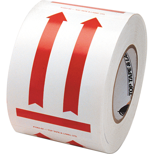 This Side Up Pictogram Special Handling Labels, 6" L x 4" W, Red on White Meunier Outillage Industriel