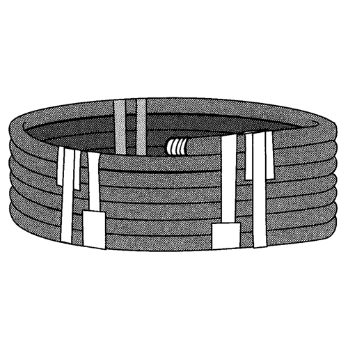 Ruban extensible, &eacute;paisseur 6 mils, 38,1 mm (1-1/2") x 55 m (180')  Meunier Outillage Industriel