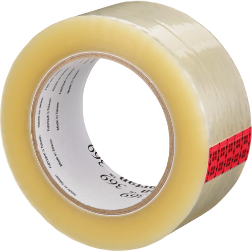 Tartan 369 Box Sealing Tape, Acrylic Adhesive, 1.6 mils, 48 mm (1-22/25") x 100 m (328') Meunier Outillage Industriel