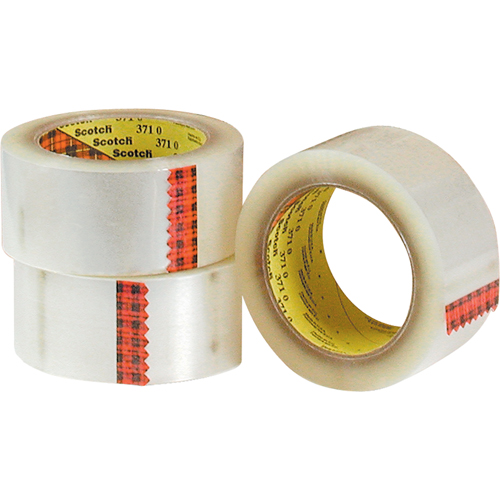 Scotch&reg; 375 Box Sealing Tape, Hot Melt Adhesive, 3.2 mils, 48 mm (1-22/25") x 50 m (164') Meunier Outillage Industriel