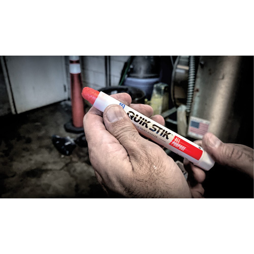 Quik Stik&reg; Twist-Up Paint Markers, Solid Stick, White Meunier Outillage Industriel
