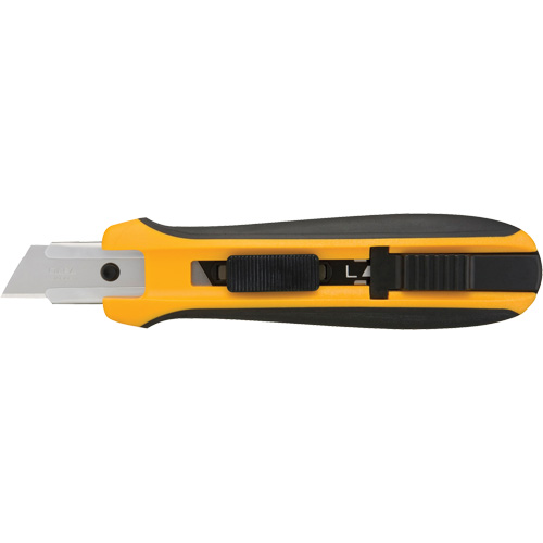 Five-Position Safety Knife, 18 mm, Silver, Rubber Handle Meunier Outillage Industriel
