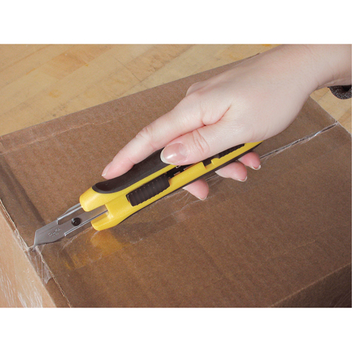Five-Position Safety Knife, 18 mm, Silver, Rubber Handle Meunier Outillage Industriel