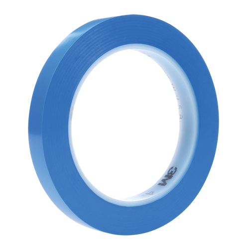 Ruban en vinyle 471, 12 mm (1/2") la x 32,9 m (108') lo, 5,3 mils, Bleu Meunier Outillage Industriel