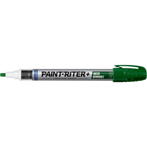 Paint-Riter&reg;+ Water Removable Paint Marker, Liquid, Green Meunier Outillage Industriel