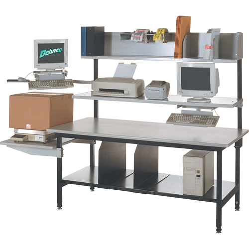 Packaging Workbench, 83" W x 33" D x 36" H, Laminate Meunier Outillage Industriel