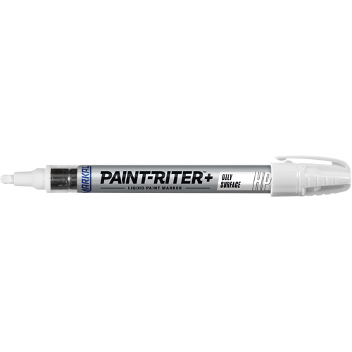 Paint-Riter&reg; + Oily Surface Marker, Liquid, White Meunier Outillage Industriel