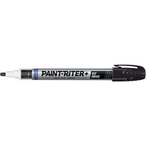 Paint-Riter&reg; + Oily Surface Marker, Liquid, Black Meunier Outillage Industriel