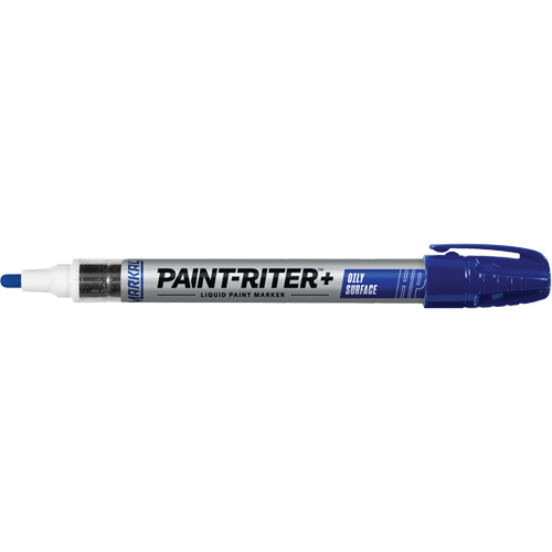 Paint-Riter&reg; + Oily Surface Marker, Liquid, Blue Meunier Outillage Industriel