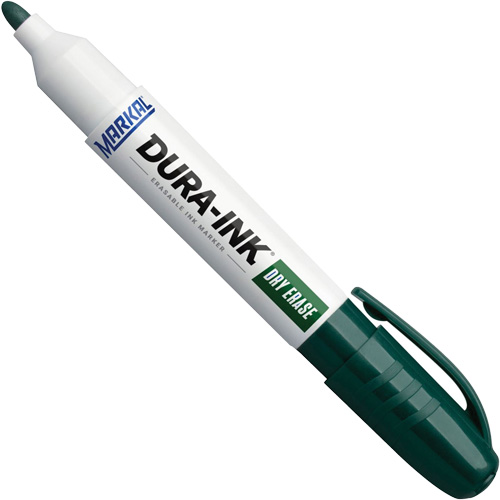 Dura-Ink&reg; Dry Erase Ink Markers, Green, Bullet Tip Meunier Outillage Industriel
