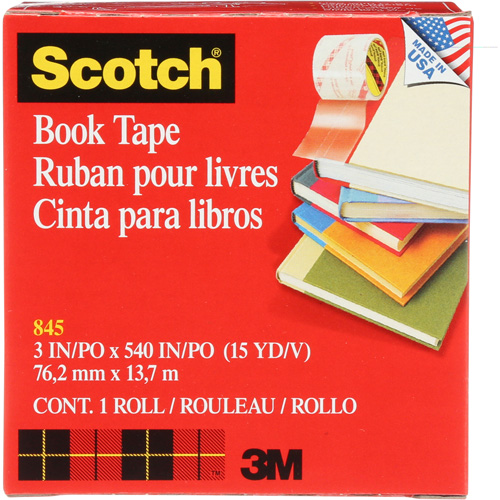Scotch&reg; Book Repair Tape Meunier Outillage Industriel