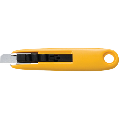 Compact Self-Retracting Safety Knife, 11 mm, Carbon Steel, Plastic Handle Meunier Outillage Industriel
