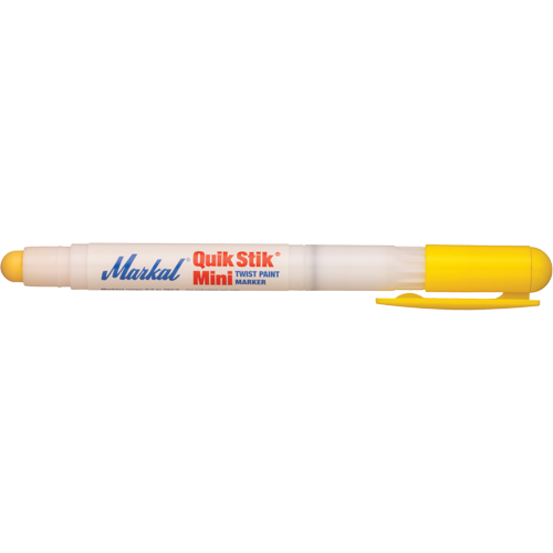 Quik Stik&reg; Mini Paint Marker, Solid Stick, Yellow Meunier Outillage Industriel