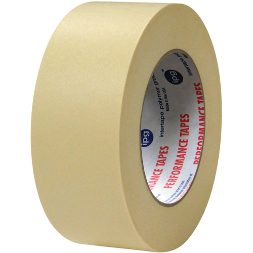 High Temp Premium Paper Masking Tapes, 48 mm (2") x 55 m (180'), Beige Meunier Outillage Industriel