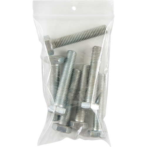 Poly Bags, Reclosable, 5" x 3", 4 mils Meunier Outillage Industriel