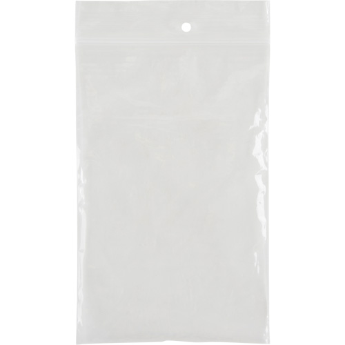 Sacs en poly, Refermable, 6" x 4", 2 mils Meunier Outillage Industriel