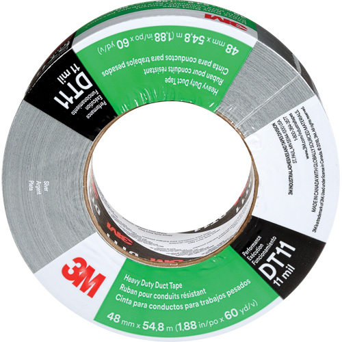 Ruban adh&eacute;sif robuste DT11, 11 mils, Argent, 48 mm (2") x 55 m (180') Meunier Outillage Industriel