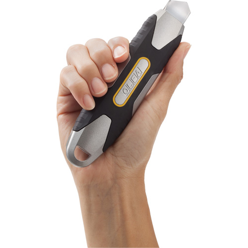Knife with Ratchet Lock, 18 mm, Carbon Steel, Heavy-Duty, Aluminum Handle Meunier Outillage Industriel