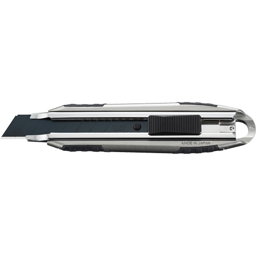 Knife with Auto-Lock, 18 mm, Carbon Steel, Heavy-Duty, Aluminum Handle Meunier Outillage Industriel